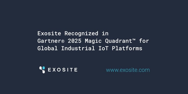 2025 magic quadrant industrial iot platforms exosite