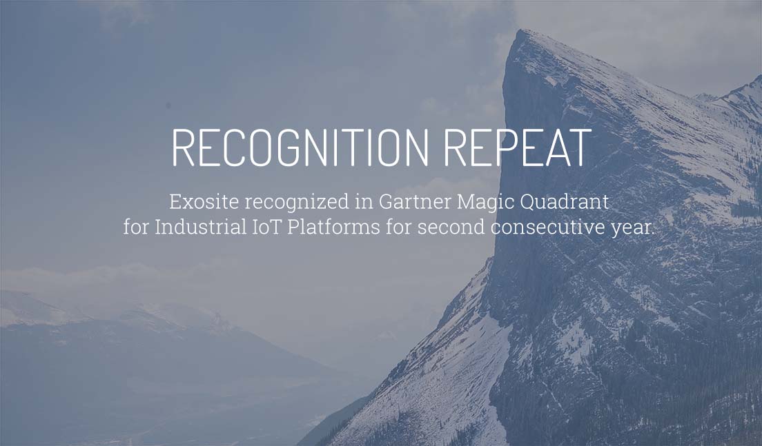 Exosite Recognized in Gartner Magic Quadrant for Industrial IoT Platforms for Second Consecutive Year